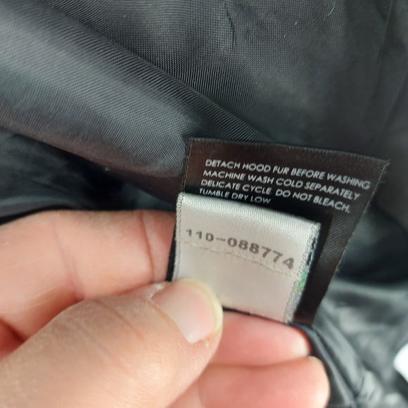 Coogi Black Long Hooded Parka Size 4X - Picture 10 of 10